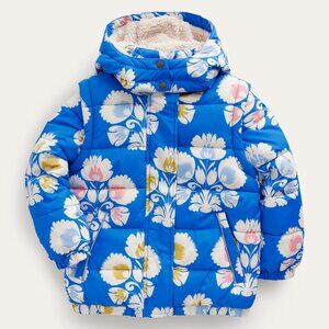 NWT Mini Boden 2-in-1 Padded Coat